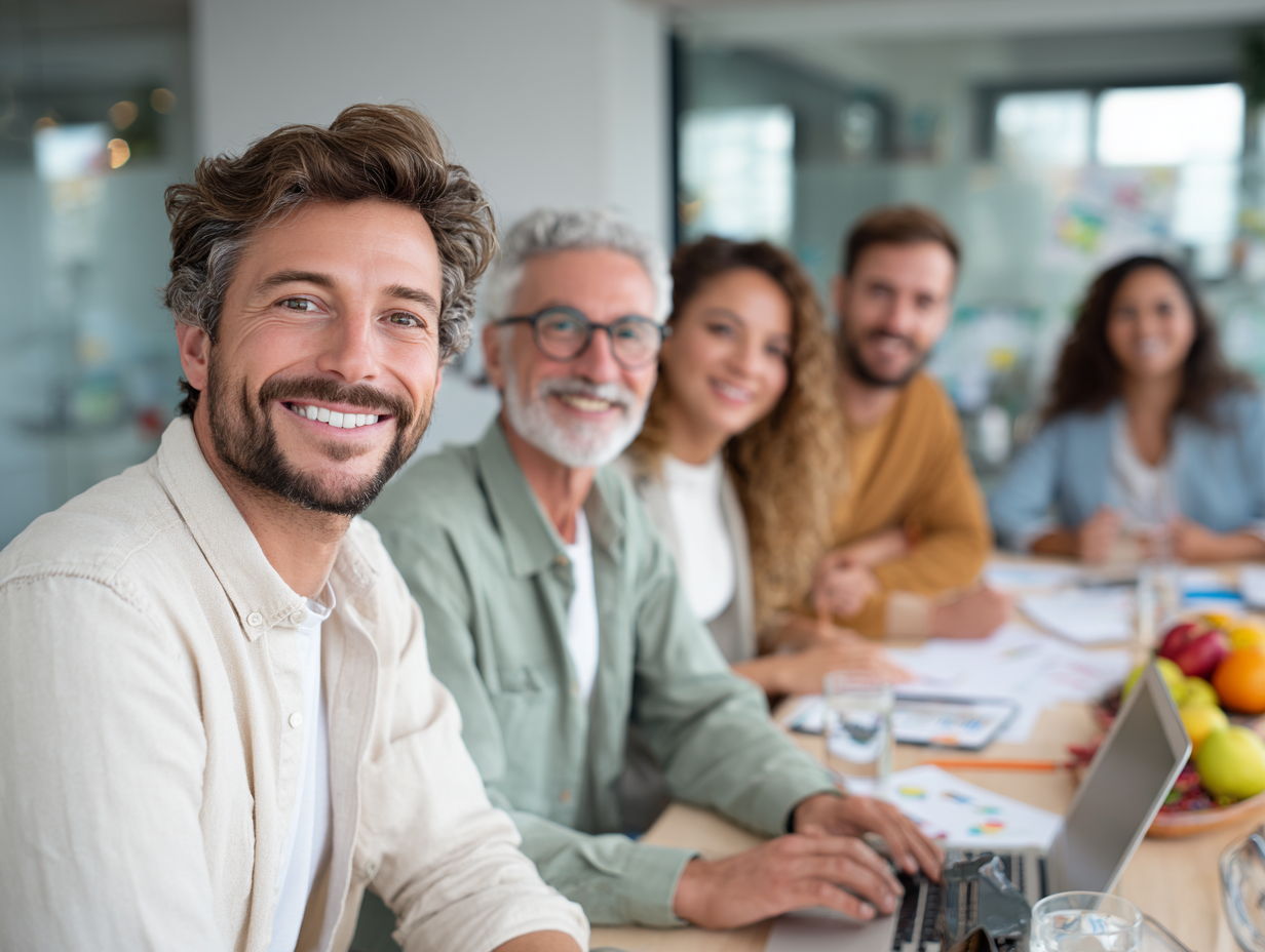 Здорова сім'я готує разом на кухні